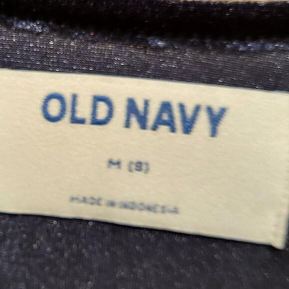 "OLD NAVY" BIG GIRLS VELOUR LONG SLEEVE NAVY DRESS WITH POCKETS - SIZE M (8) - Picture 5 of 6